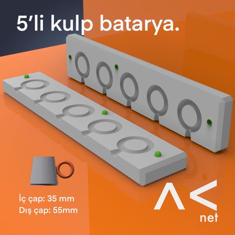5li Kulp Batarya(Yuvarlak)