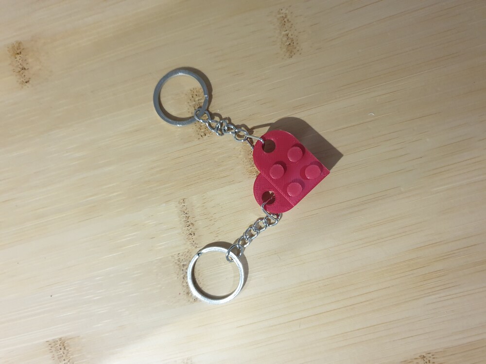 Lego Kalp Anahtarlık