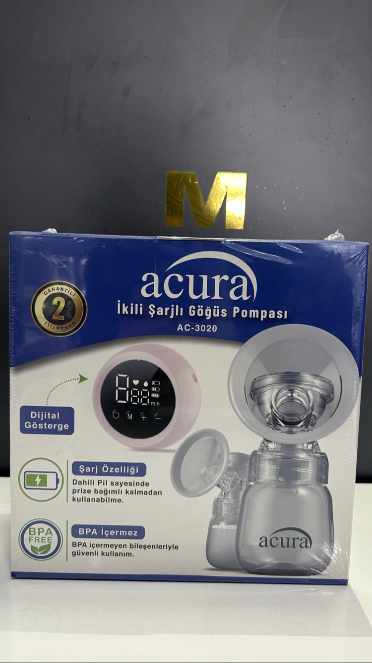 ACURA İKİLİ ŞARJLI GÖĞÜS POMPASI 
