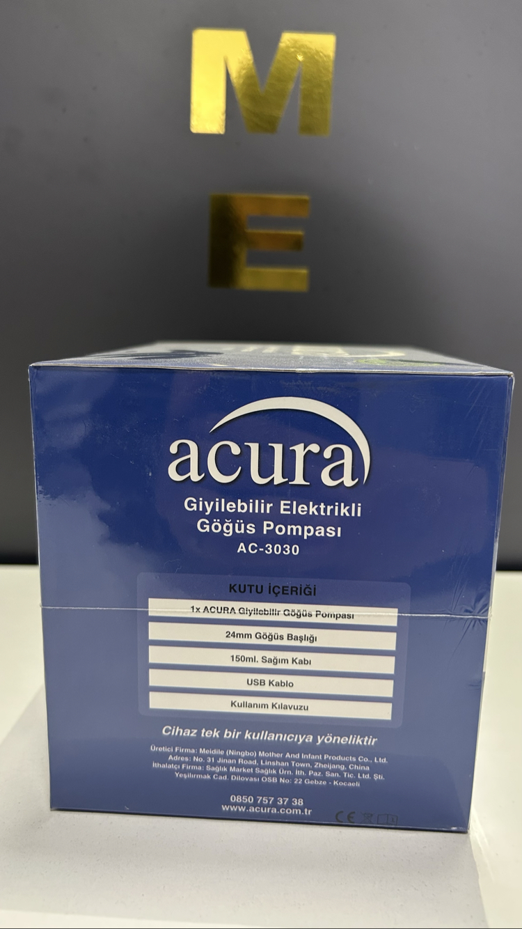 ACURA GİYİLEBİLİR ELEKTRİKLİ GOGÜS POMPASI