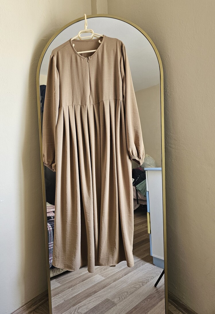 AYROBİN KUMAŞ ABAYA VİZON