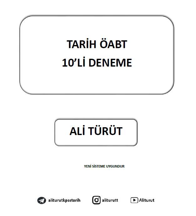 TARİH ÖABT 10'Lİ PDF DENEME