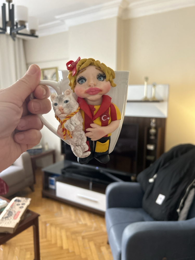 Galataraylı küçük kız kupa bardak