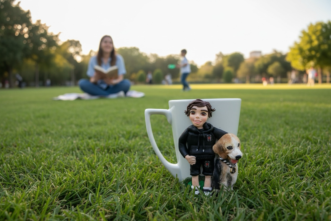 Beşiktaşlı küçük çocuk ve köpeği