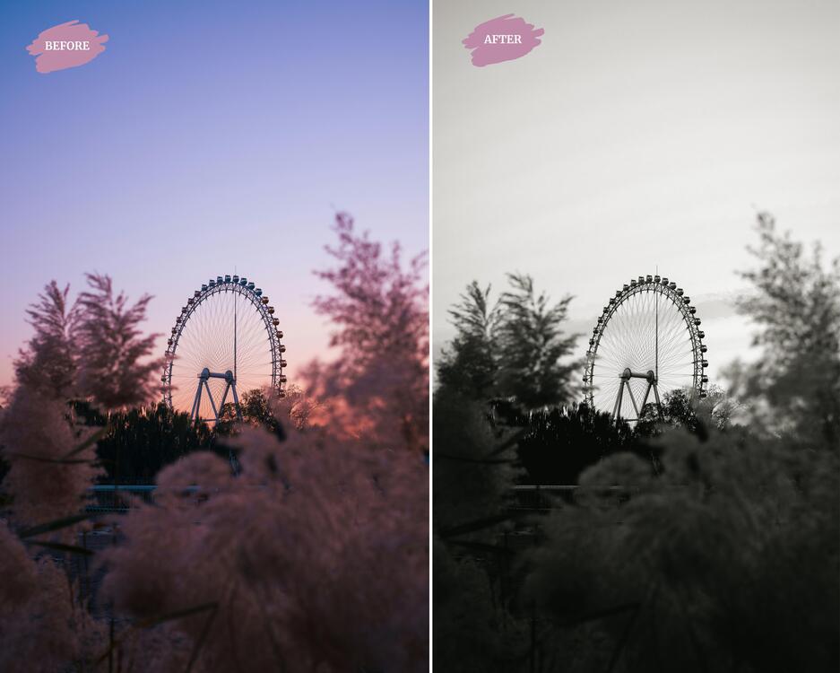 B&W - LR Preset Pack