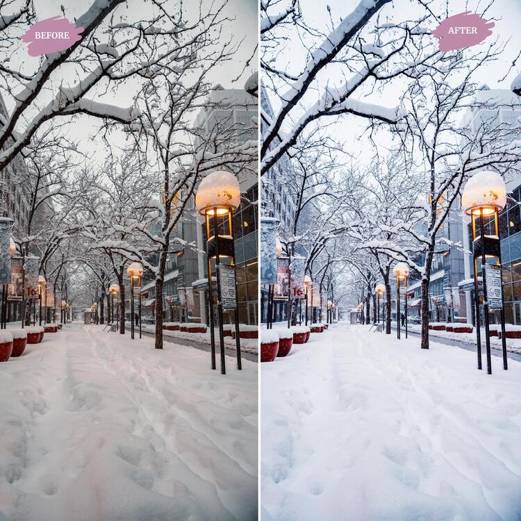 Snow - LUTs Pack