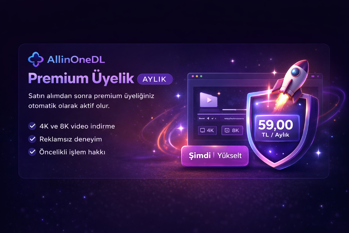 AllInOneDL Premium Üyelik (AYLIK)