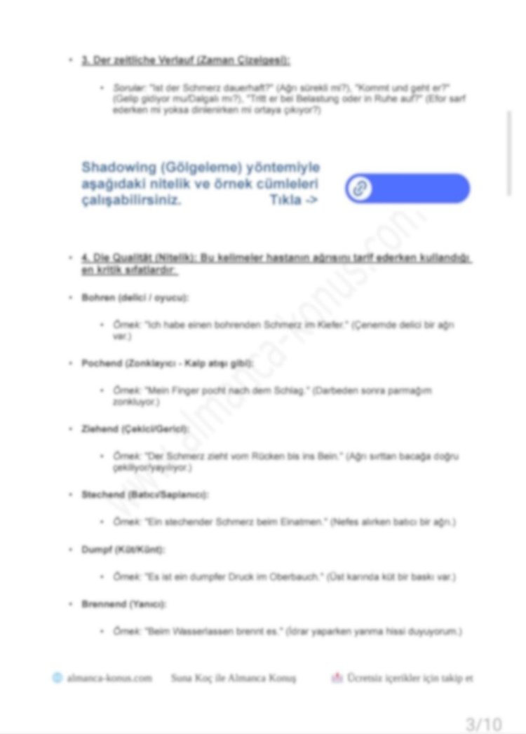 Schmerzanalyse-Pro: Klinik İletişimde Ustalık Rehberi 