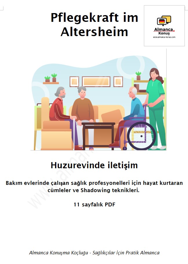 Almanya'da Pflegekraft İletişim Rehberi ve Shadowing bağlantıları