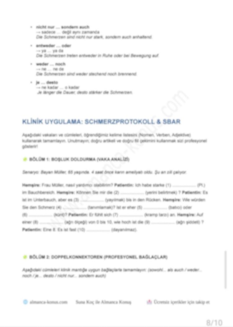 Schmerzanalyse-Pro: Klinik İletişimde Ustalık Rehberi 