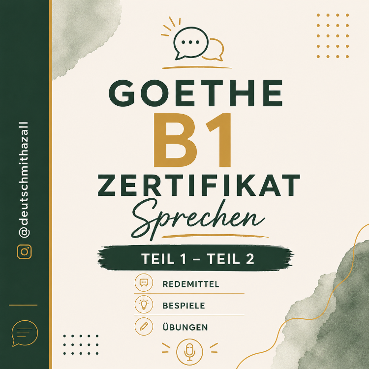 Goethe B1 Zertifikat - Teil 1 & Teil 2