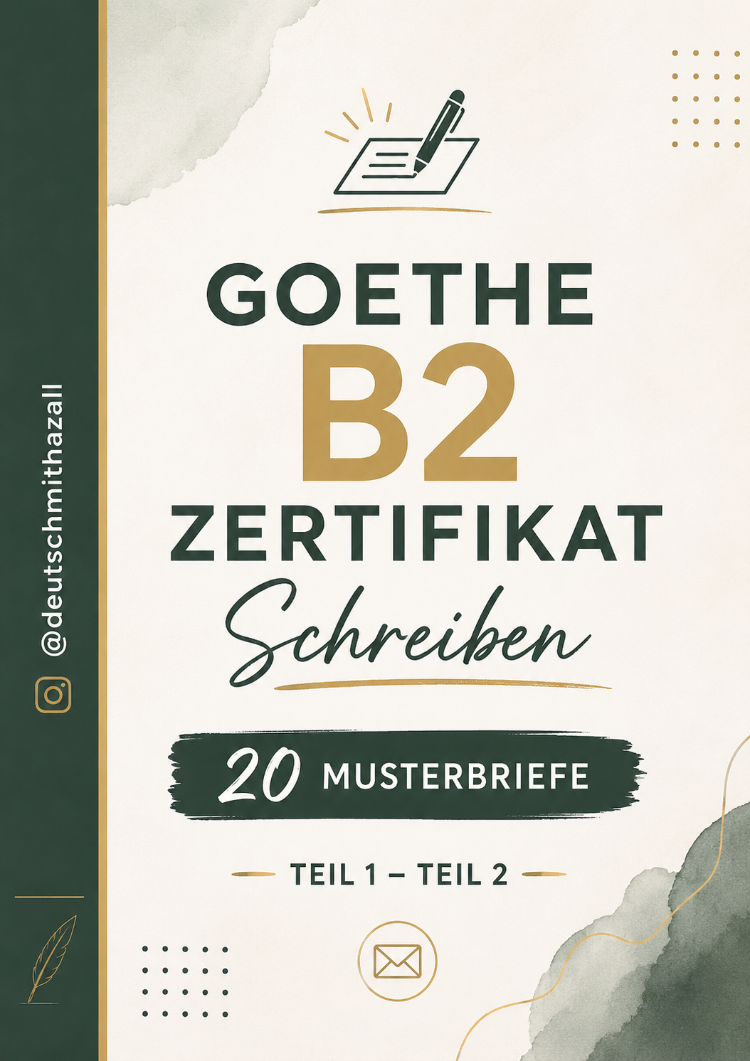 Goethe B2 Zertifikat- Musterbriefe