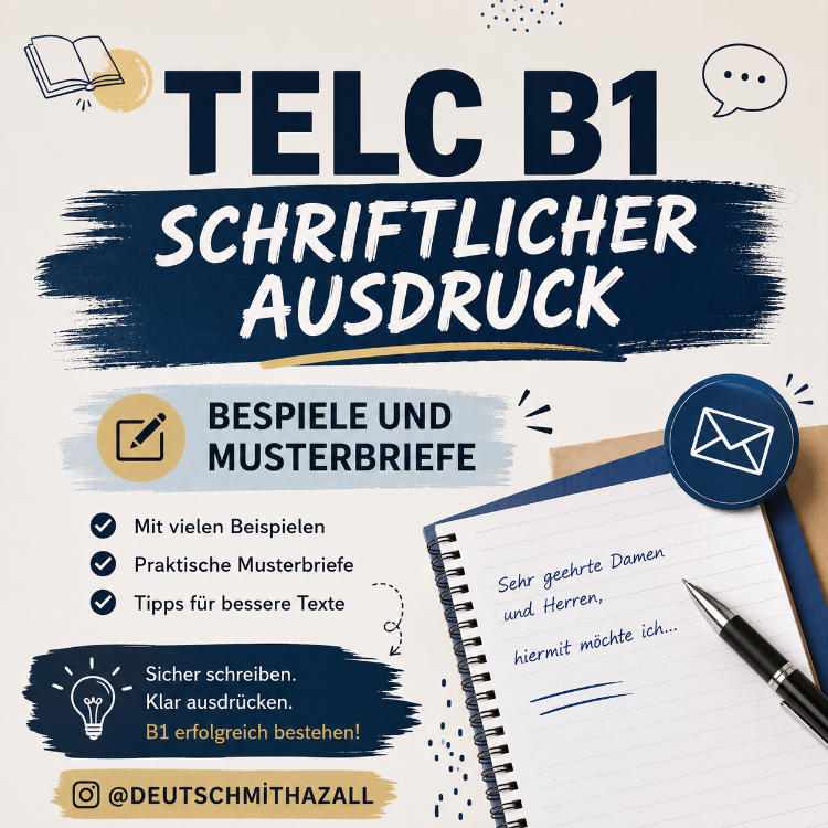 TELC B1 - Musterbriefe und Beispiele