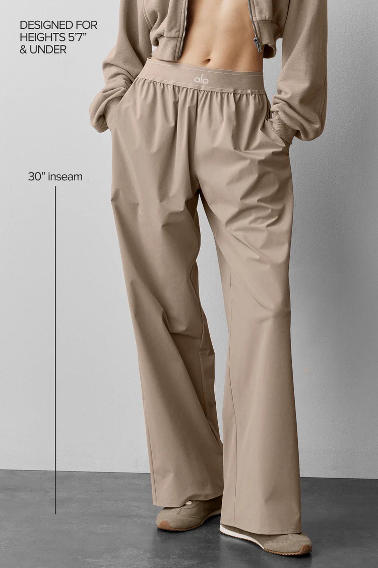 Alo Yoga Suit Up Trouser Gravel (Regular)