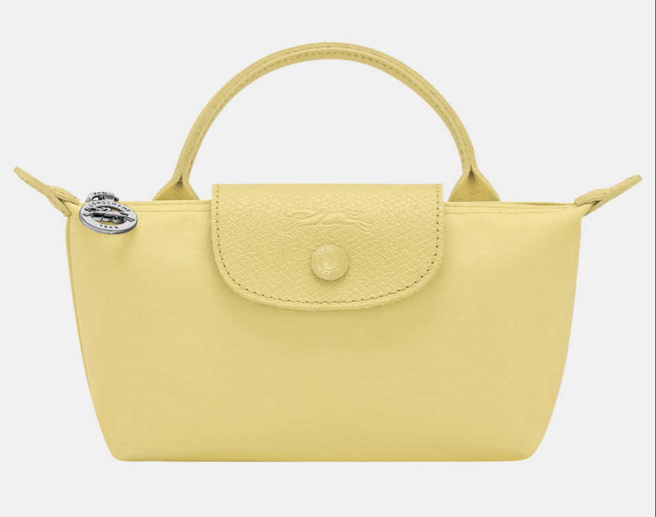 Longchamp Pouch Lime