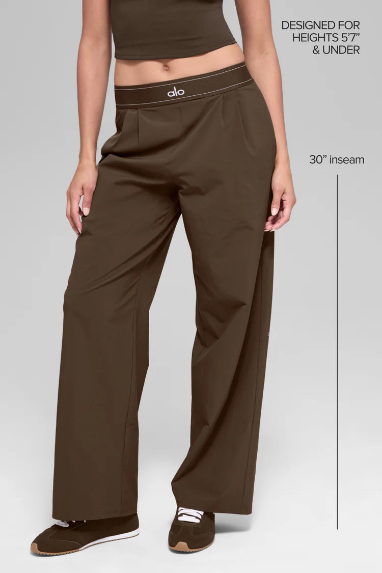 Alo Yoga Suit Up Trouser Espresso (Regular)