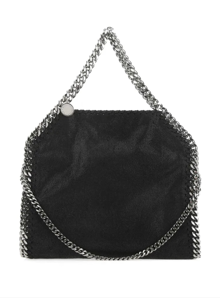 Stella McCartney Mini Falabella siyah-silver