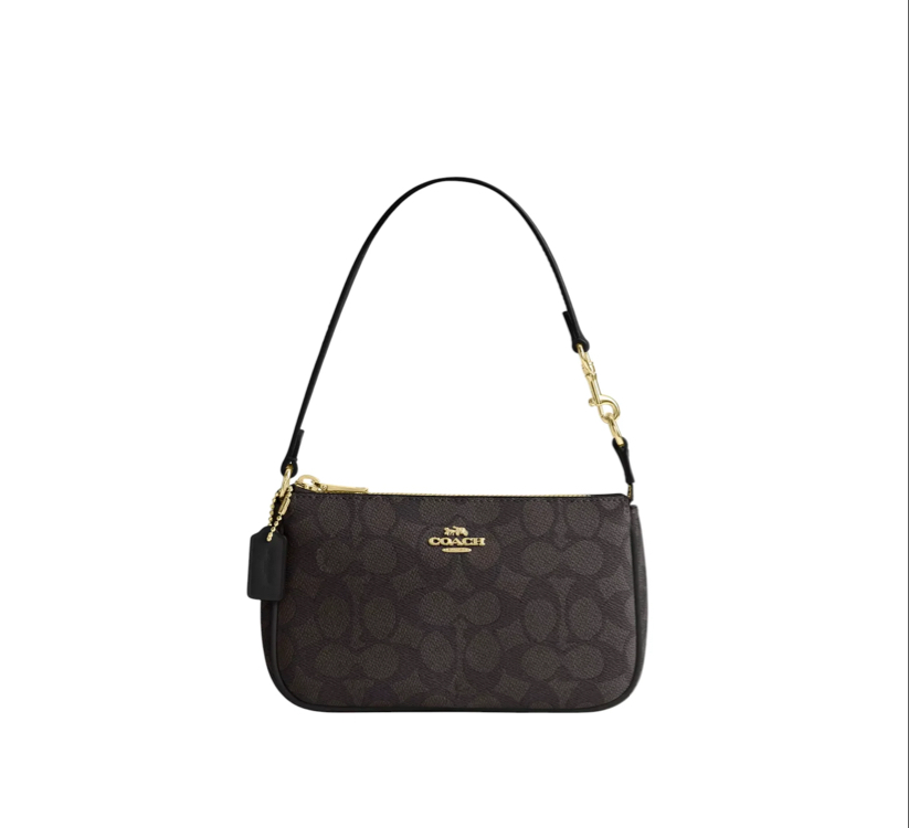 Coach Nolita 19 Gold/ Walnut / Black