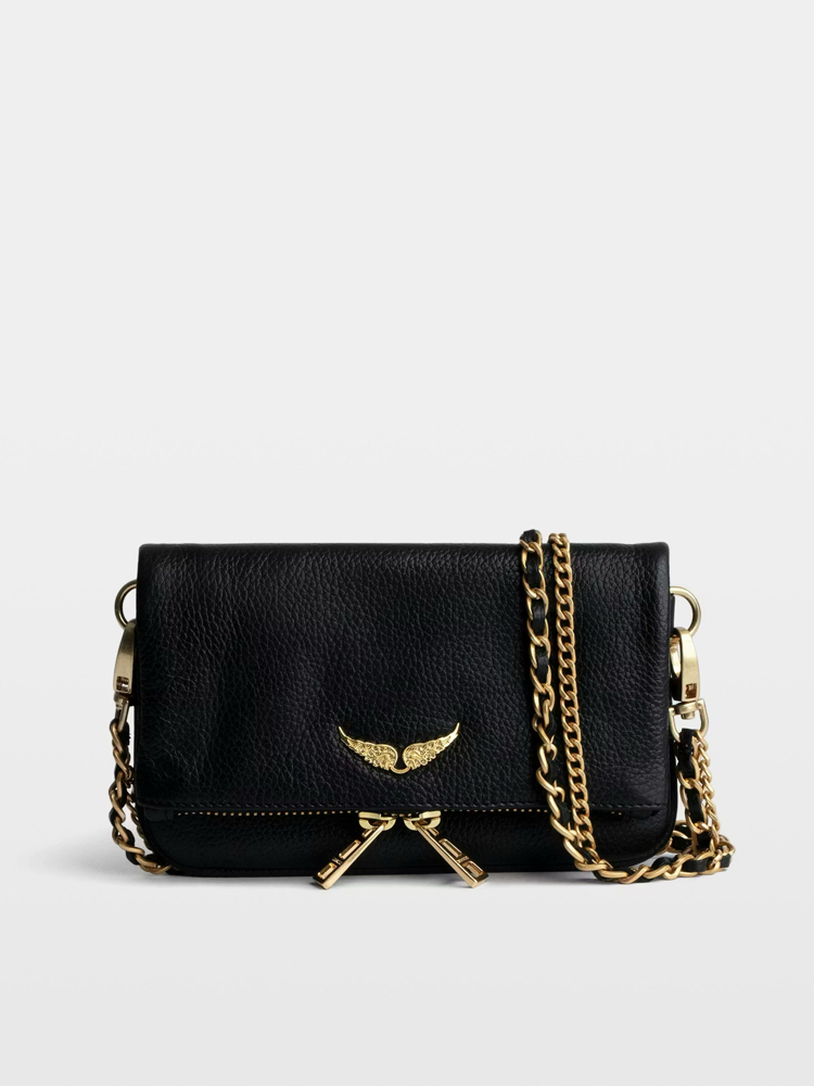Zadig Rock Nano Clutch Siyah - Gold