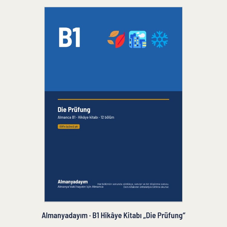 Almanca B1 Hikâye Kitabı „Die Prüfung“ (PDF)