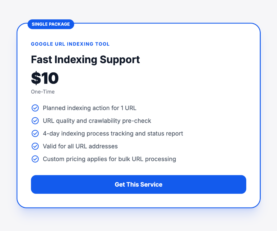 Fast Indexing Support