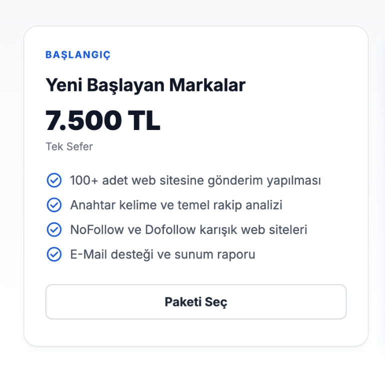 Backlink Servisi