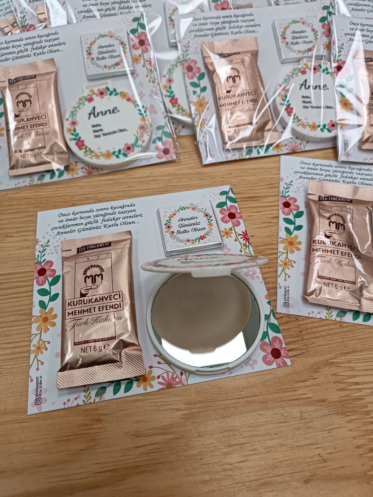 anneler günü kart set hediyelik