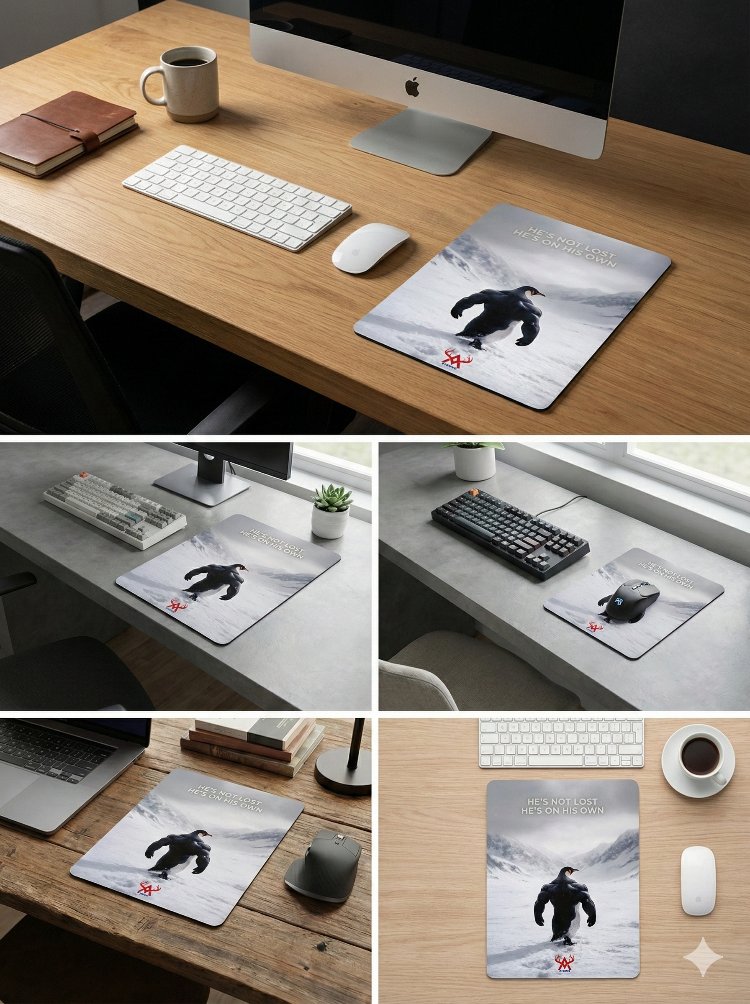 Penguin Mentality Mousepad