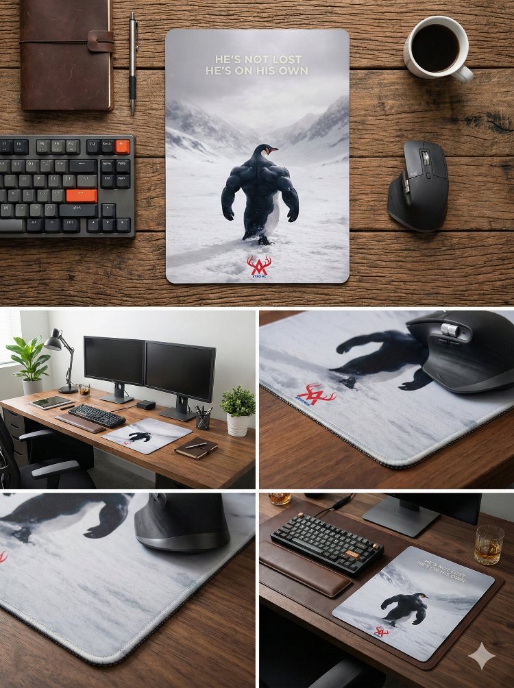 Penguin Mentality Mousepad