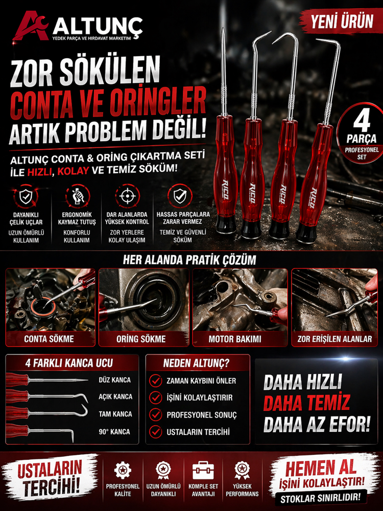 Rıco Conta&Oring Çıkarma Seti