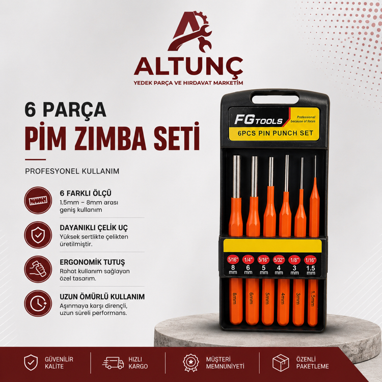 6 Parça Pim Zımba Seti