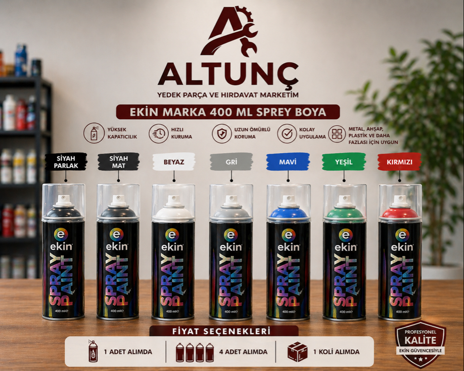 EKİN marka 400 ML sprey boya