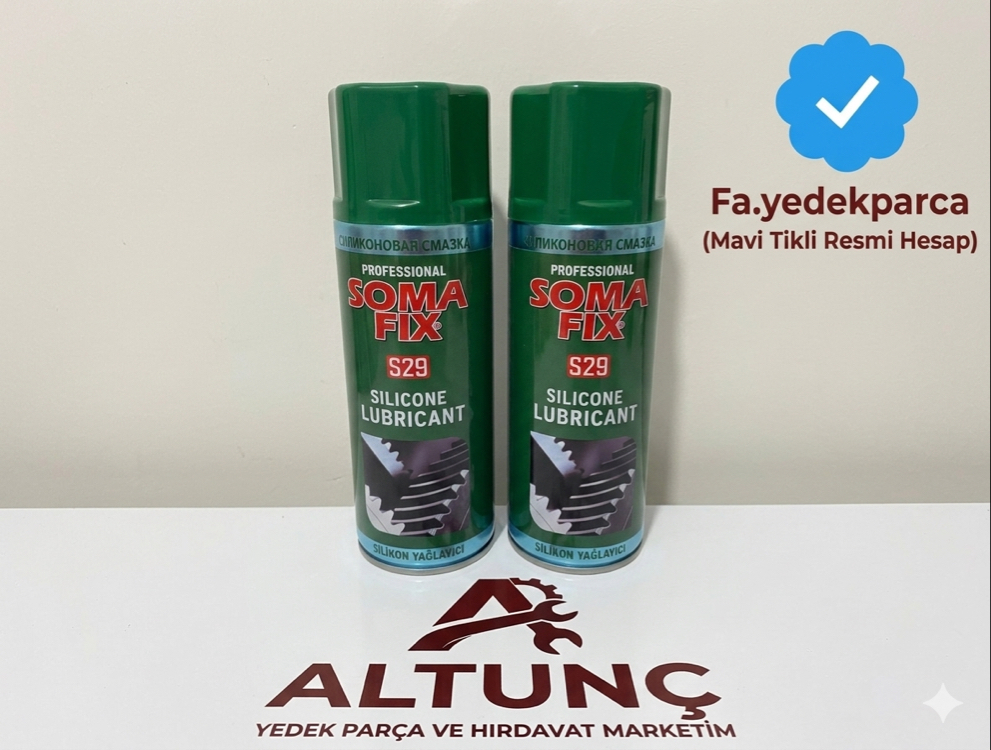 Soma Fix S29 Silikon Yağlayıcı Sprey 500ml - Çok Amaçlı Koruyucu