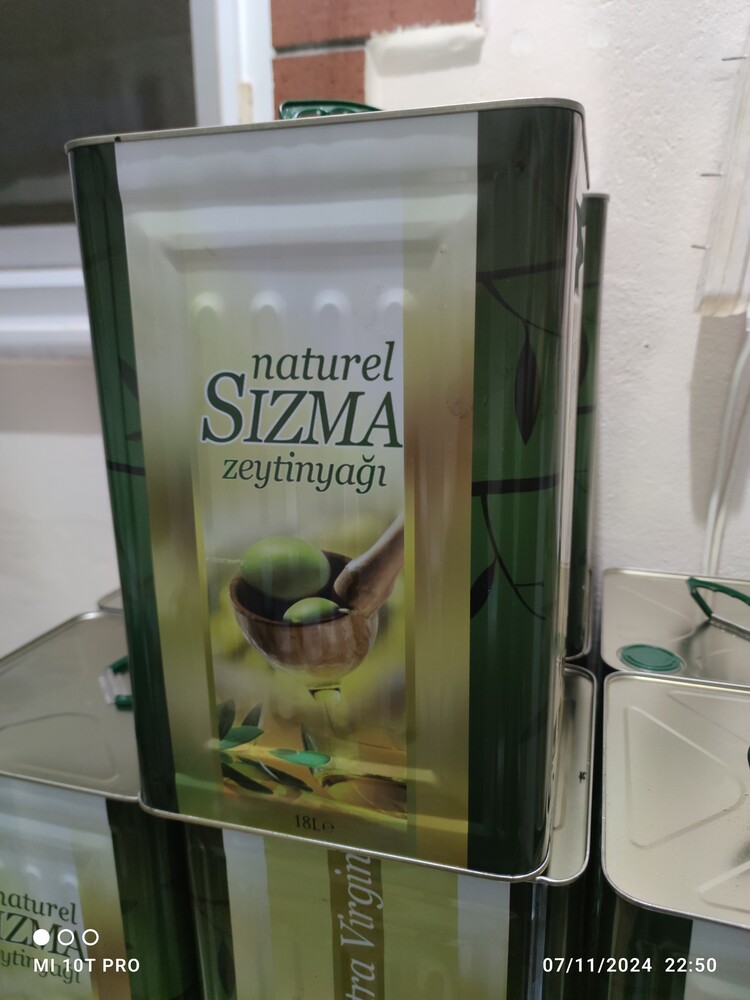 %100 DOĞAL ZEYTİNYAĞI 18 Litre