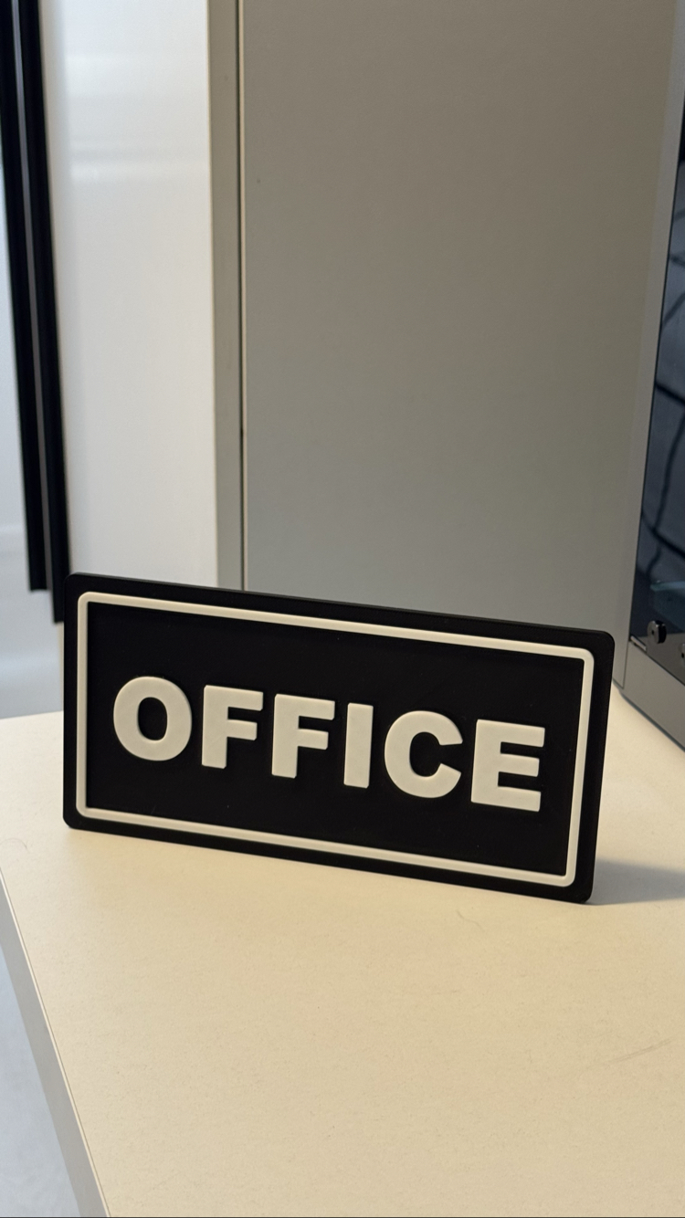 OFFICE Kapı Yazısı | Ofis Kapı Tabelası