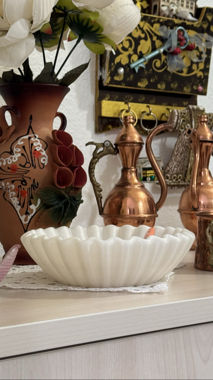 Dalgalı Modern Mat Siyah Kase, Anahtarlık