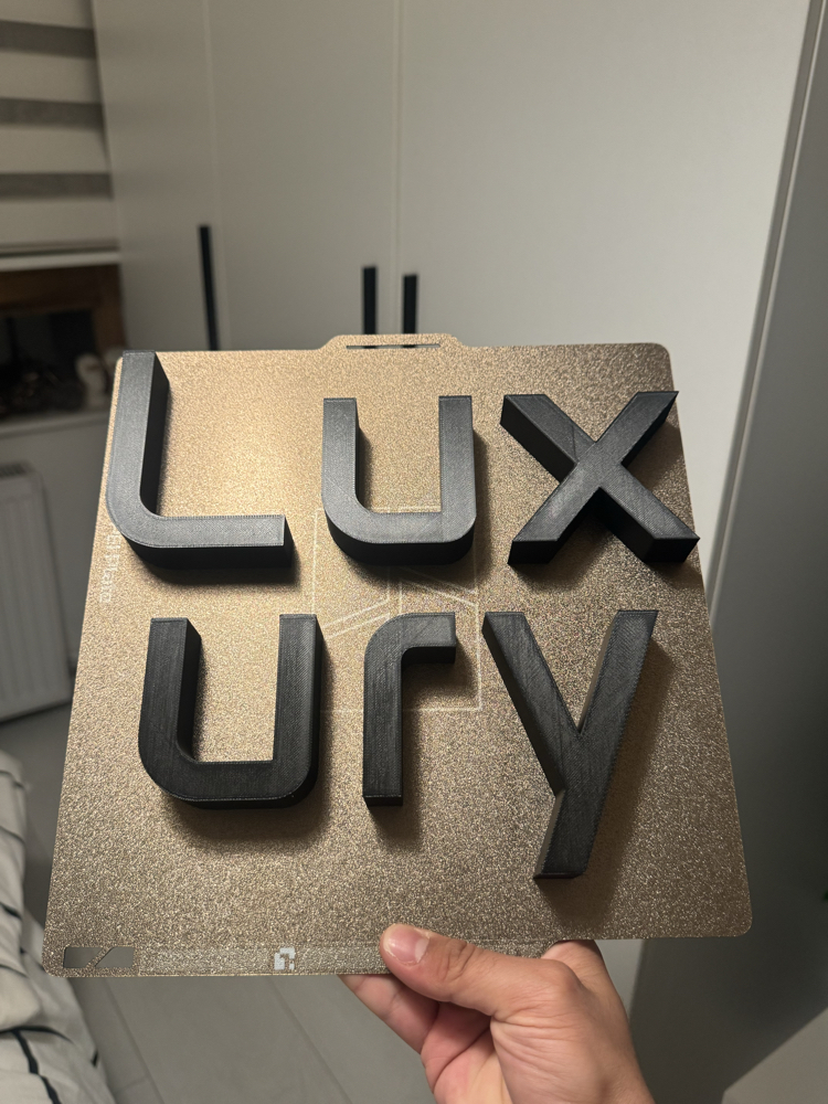Luxury Duvar Yazısı Kalın