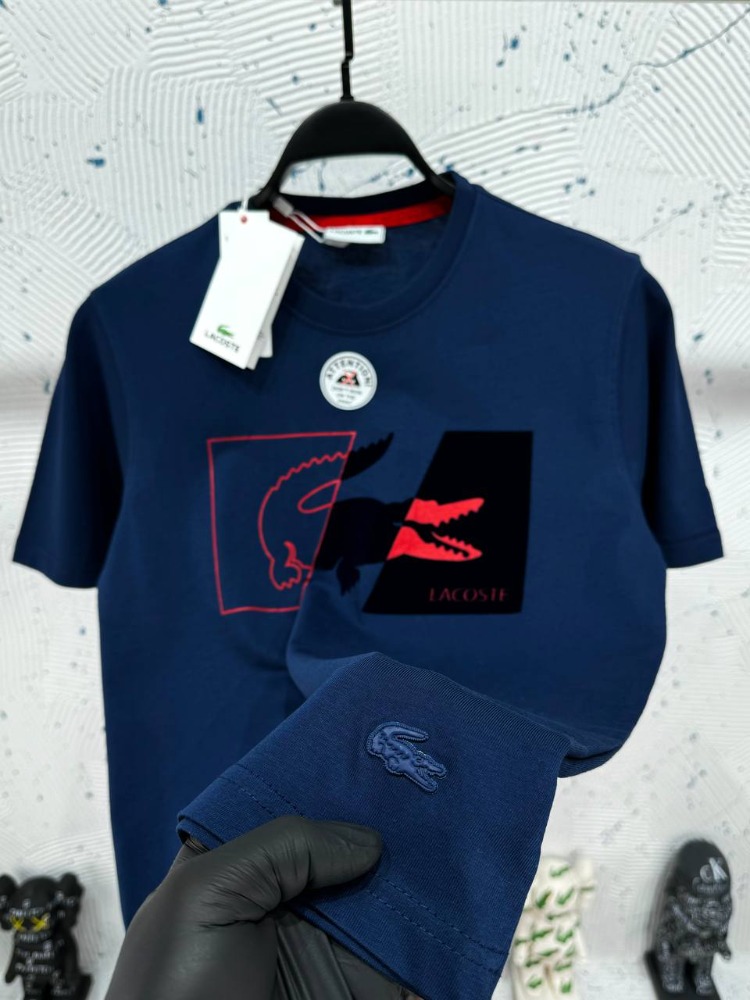 Lacoste Regular Size Lacivert T-Shirt