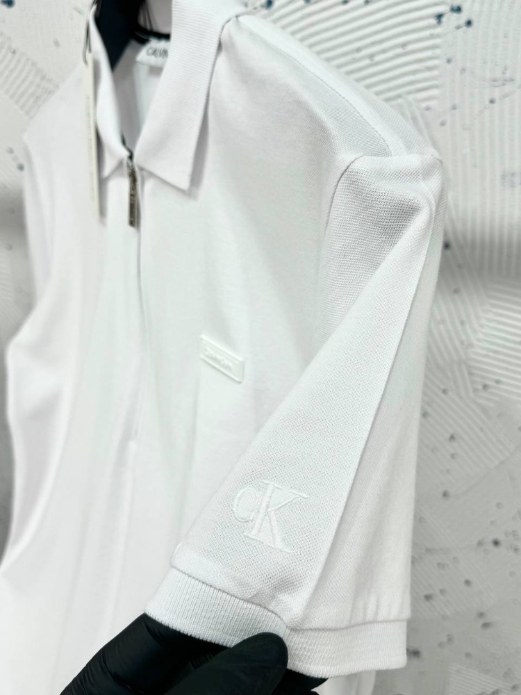 Calvin Klein ️Regular Size Beyaz Polo Yaka 