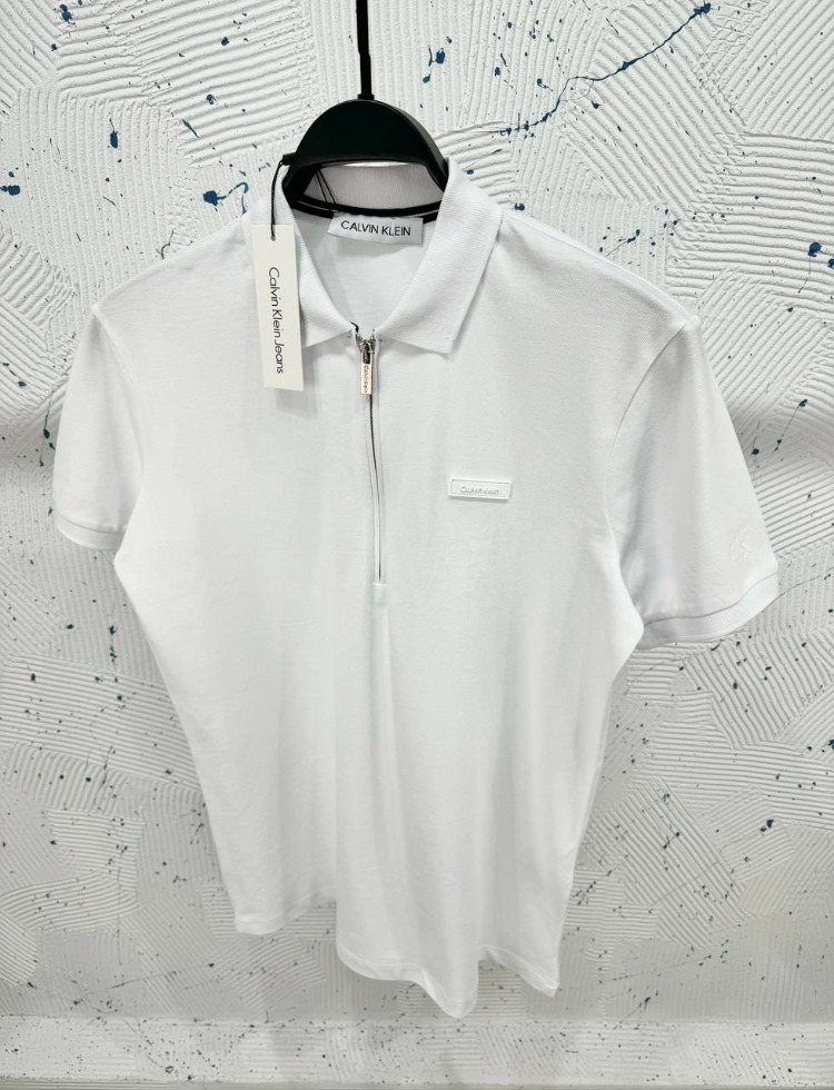 Calvin Klein ️Regular Size Beyaz Polo Yaka 