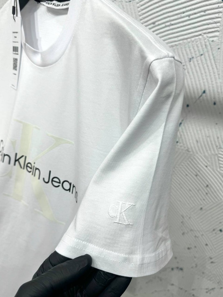 Calvin Klein Regular Size Beyaz T-Shirt