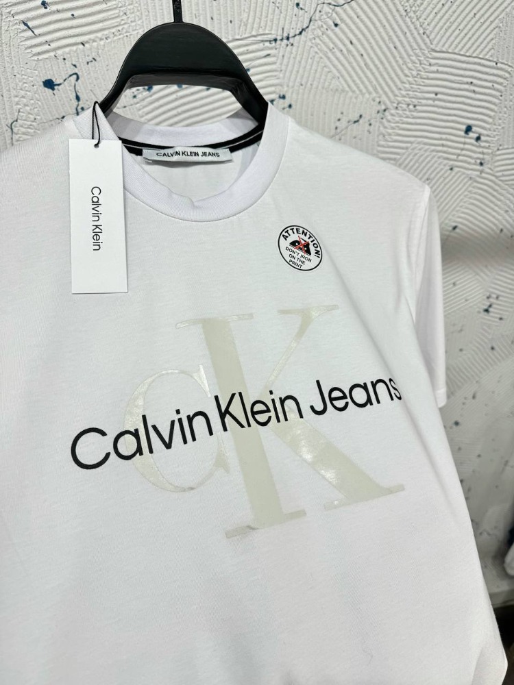 Calvin Klein Regular Size Beyaz T-Shirt