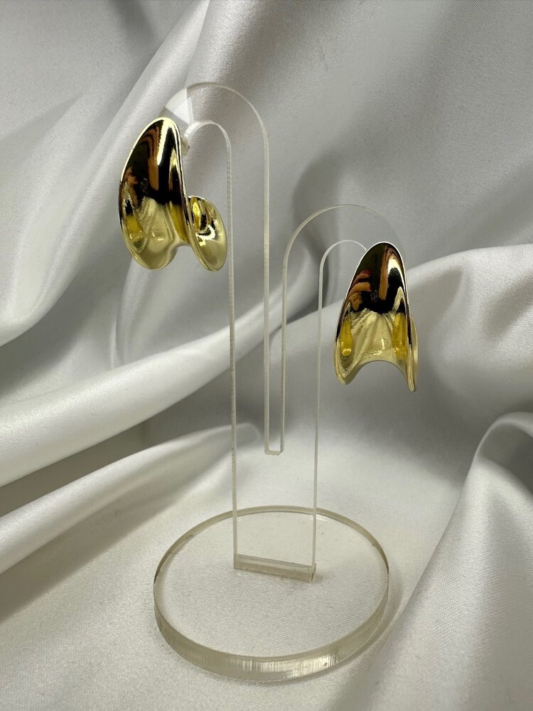 YARIM HALKA GOLD KÜPE