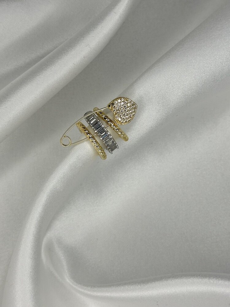ÇENGELLİ İĞNE TAŞLI EARCUFF