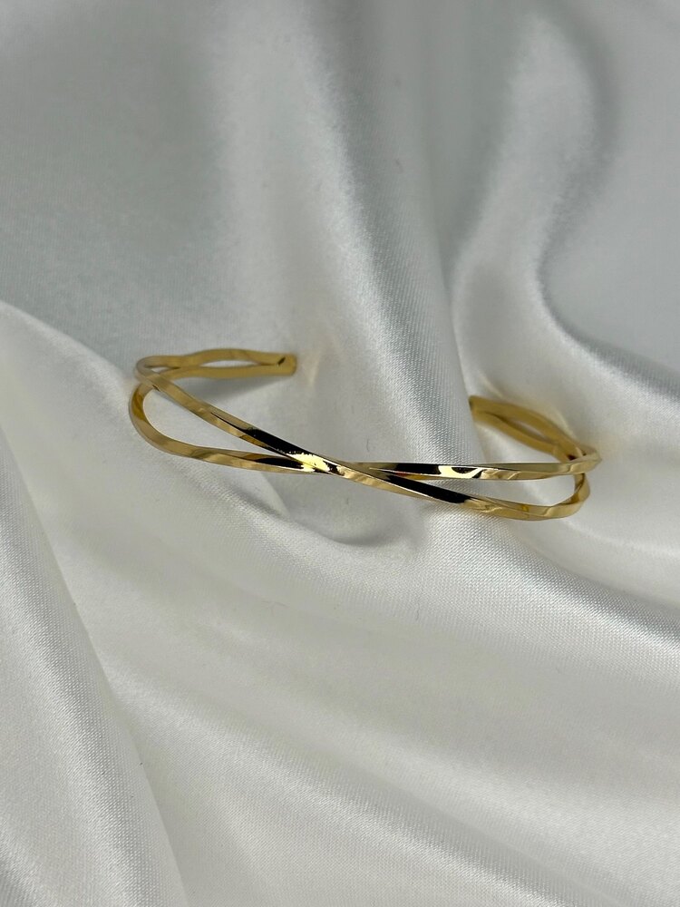 ÇAPRAZ GOLD KELEPÇE