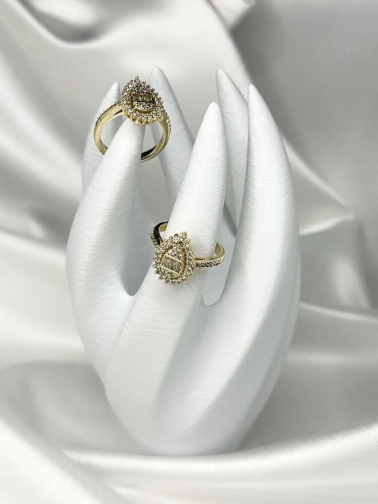 GOLD PIRLANTA DAMLA MODEL YÜZÜK