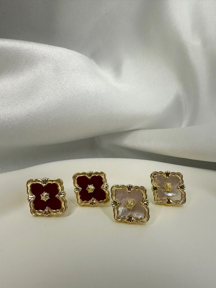 BUCCELLATİ MODEL SEDEFLİ KÜPE