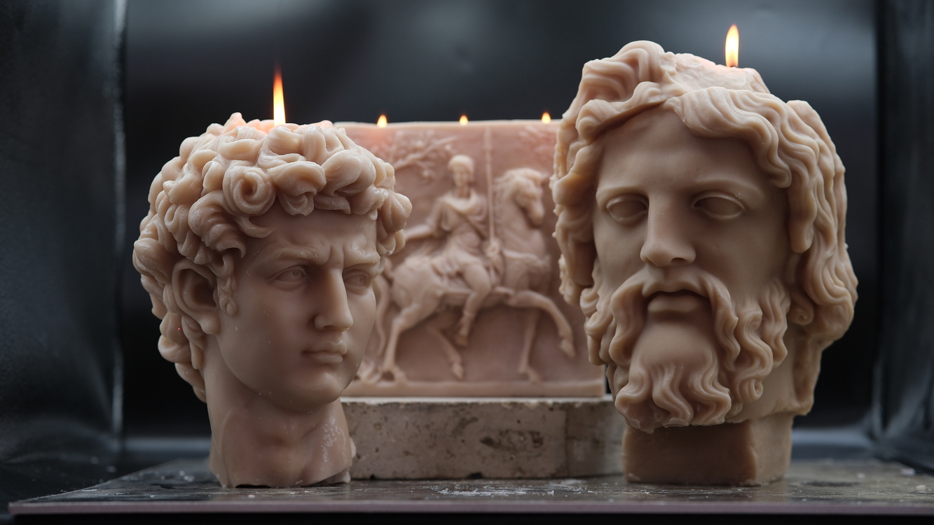ZEUS BAŞI MUM (Tek Renk)