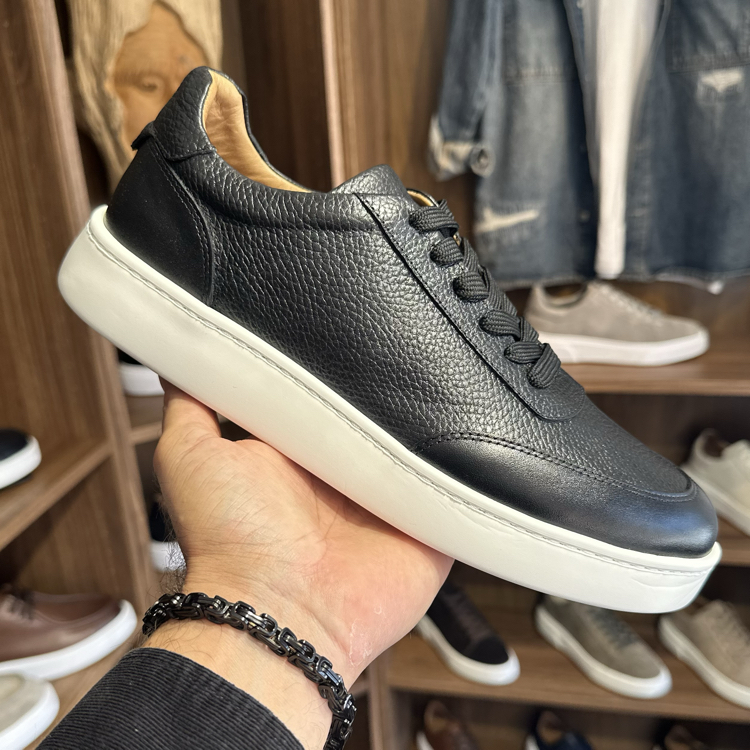 Dune Strider Hakiki Deri / Astarsız / Premium Kalite / Siyah