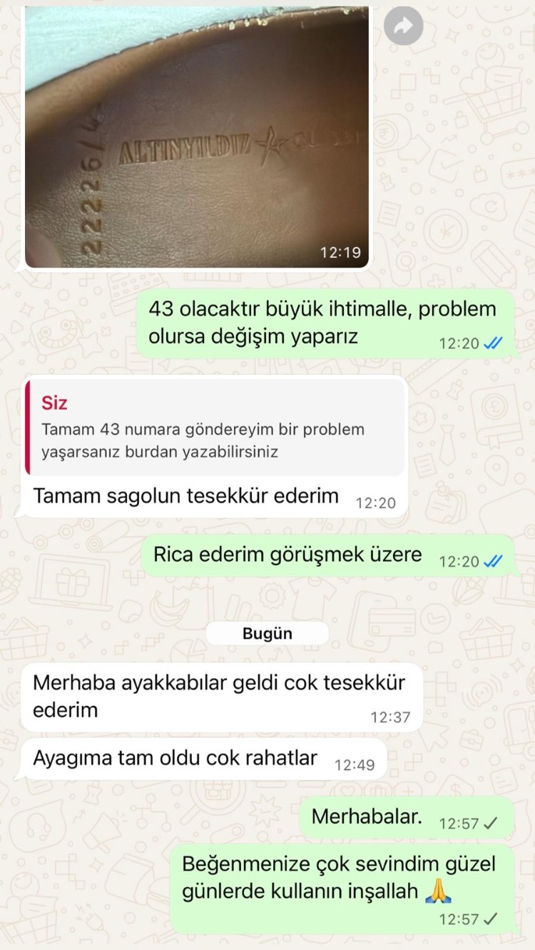 Gerçek Müşteri Mesajları